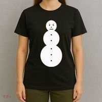 Funny Angry Snowman The Snowman T-Shirt thumb 4