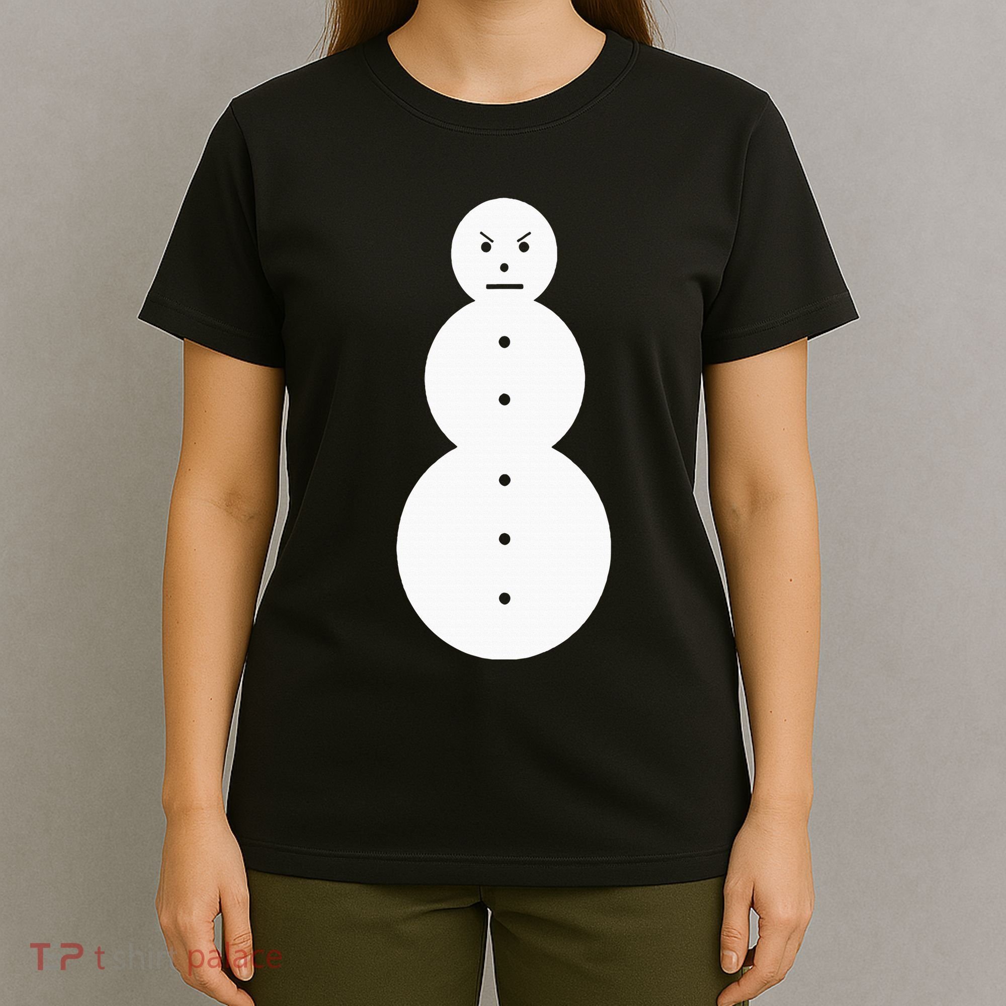 Funny Angry Snowman The Snowman T-Shirt