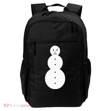 Funny Angry Snowman The Snowman Backpack