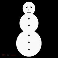 Funny Angry Snowman The Snowman Mousepad thumb 1