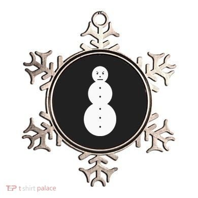 Funny Angry Snowman The Snowman Ornament