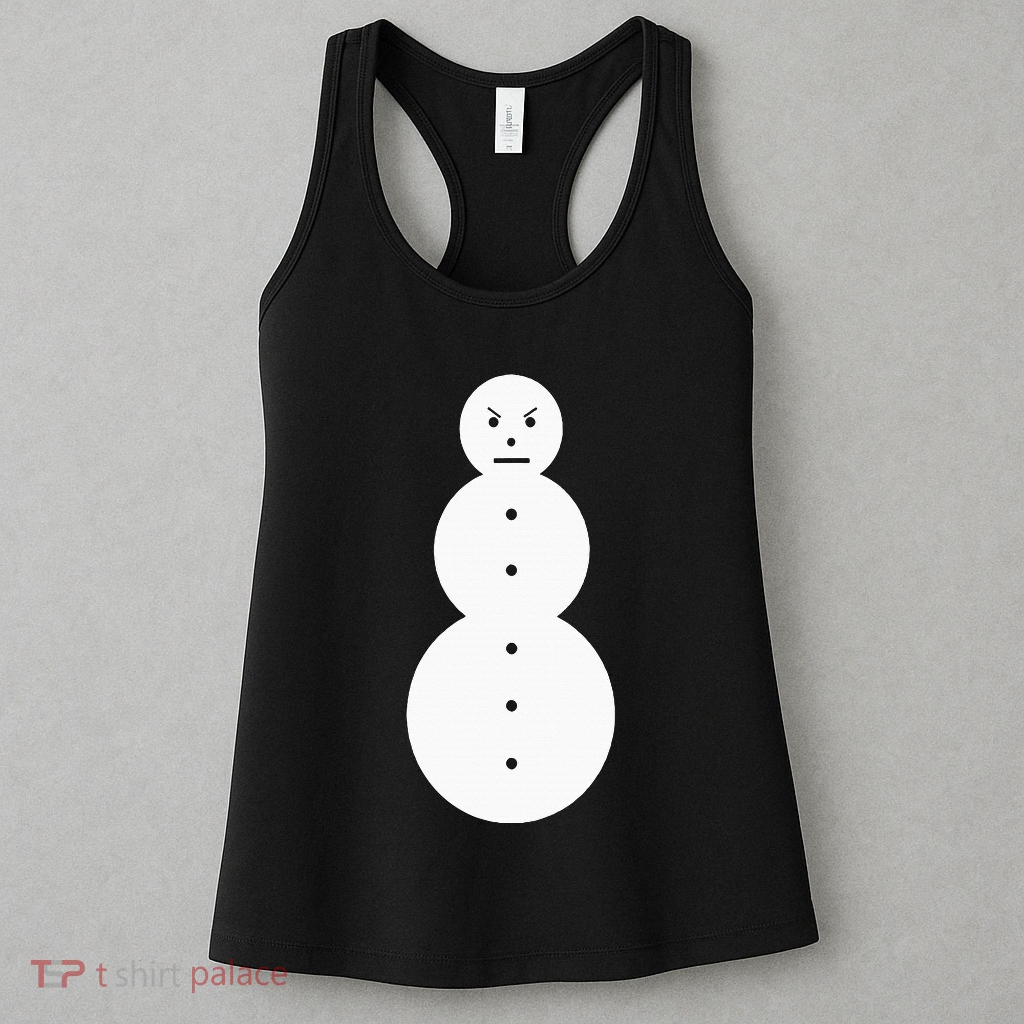 Funny Angry Snowman The Snowman Women's Tank Top
