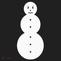 Funny Angry Snowman The Snowman Hat thumb 2