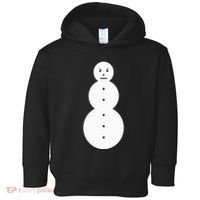 Funny Angry Snowman The Snowman Toddler Hoodie thumb 0