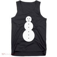 Funny Angry Snowman The Snowman Tank Top thumb 0