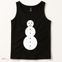 Funny Angry Snowman The Snowman Tank Top thumb 2