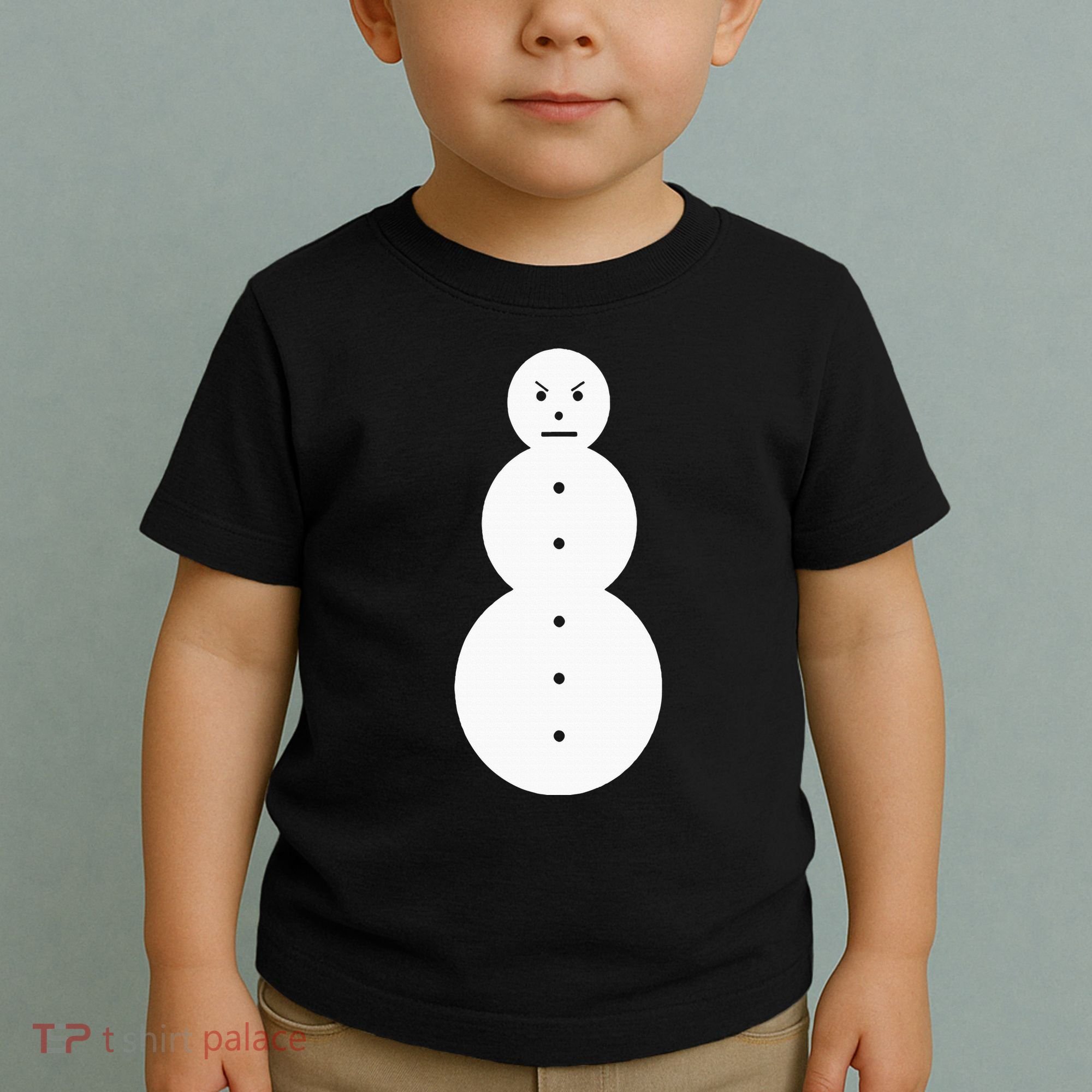 Funny Angry Snowman The Snowman Toddler T-Shirt