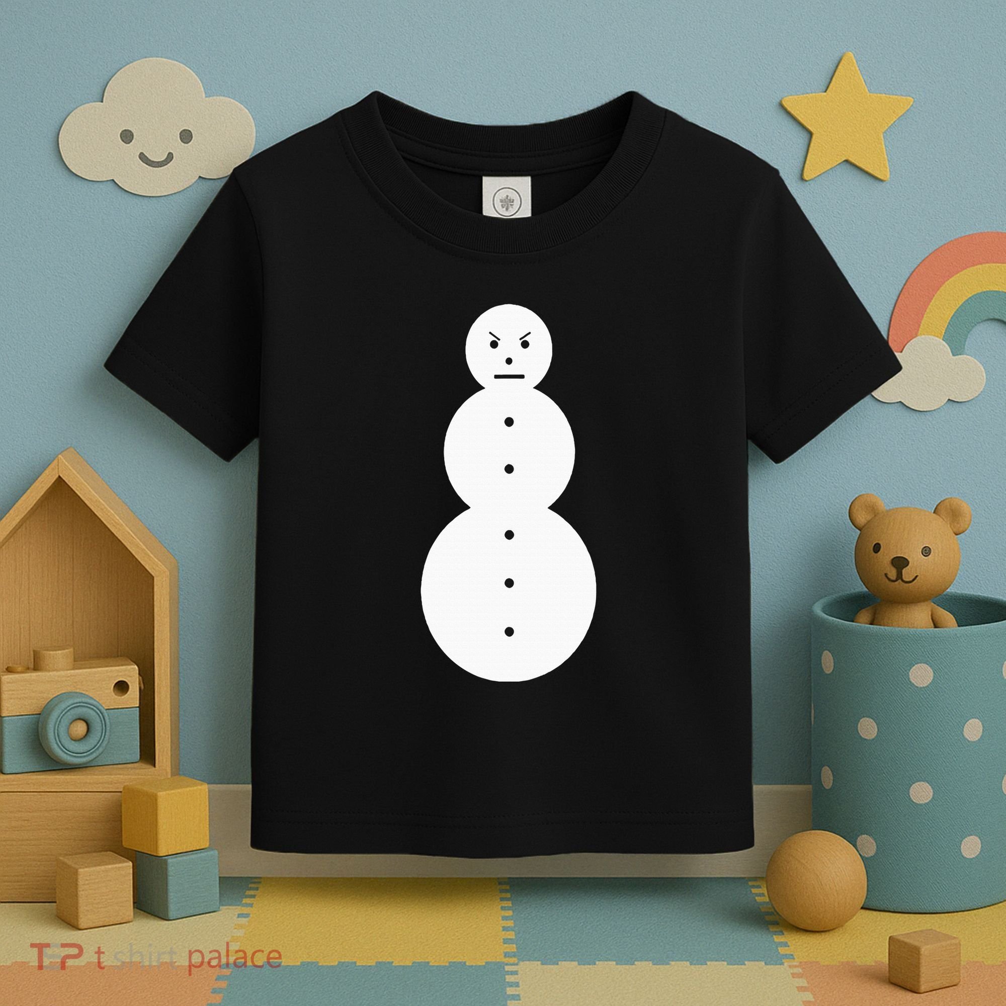 Funny Angry Snowman The Snowman Toddler T-Shirt