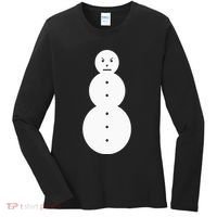 Funny Angry Snowman The Snowman Women's Long Sleeve Shirt thumb 0