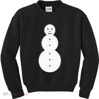 Funny Angry Snowman The Snowman Kids Sweatshirt thumb 0