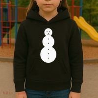 Funny Angry Snowman The Snowman Kids Hoodie thumb 3