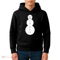 Funny Angry Snowman The Snowman Kids Hoodie thumb 4