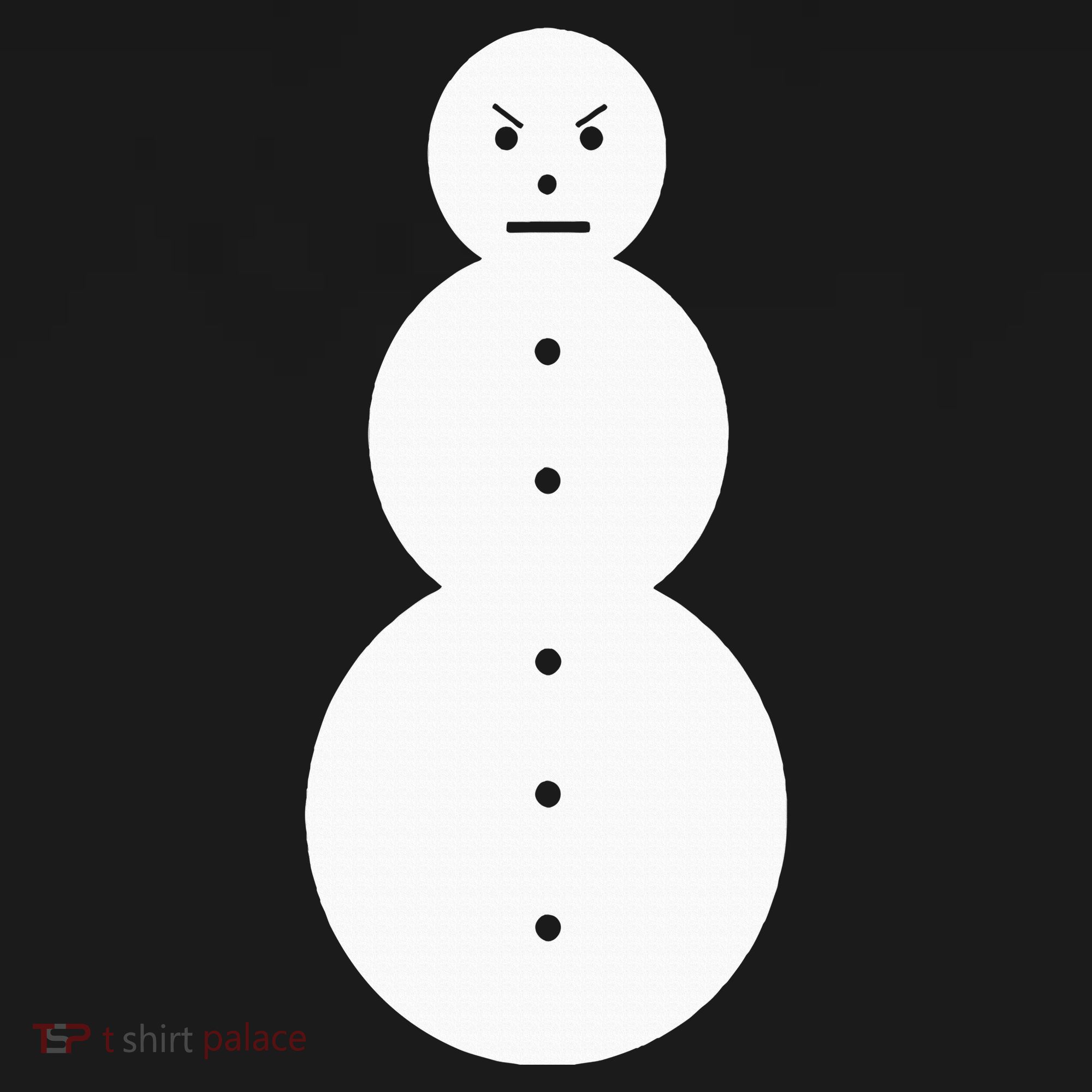 Funny Angry Snowman The Snowman Kids T-Shirt