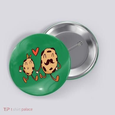 Father And Son Cookies Button