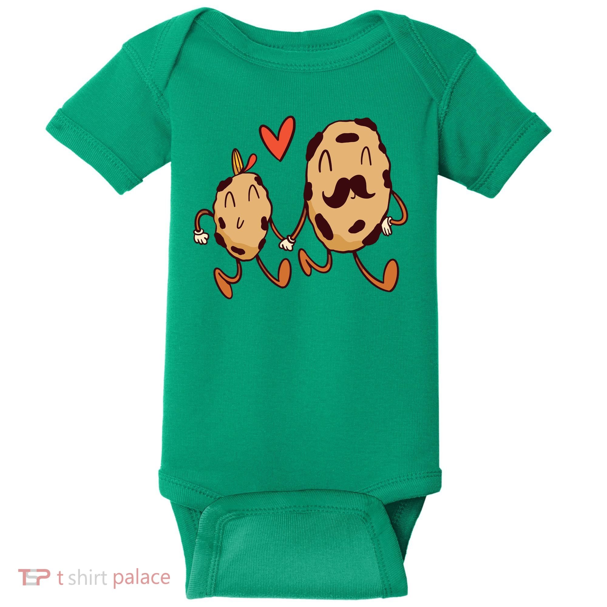 Father And Son Cookies Baby Bodysuit