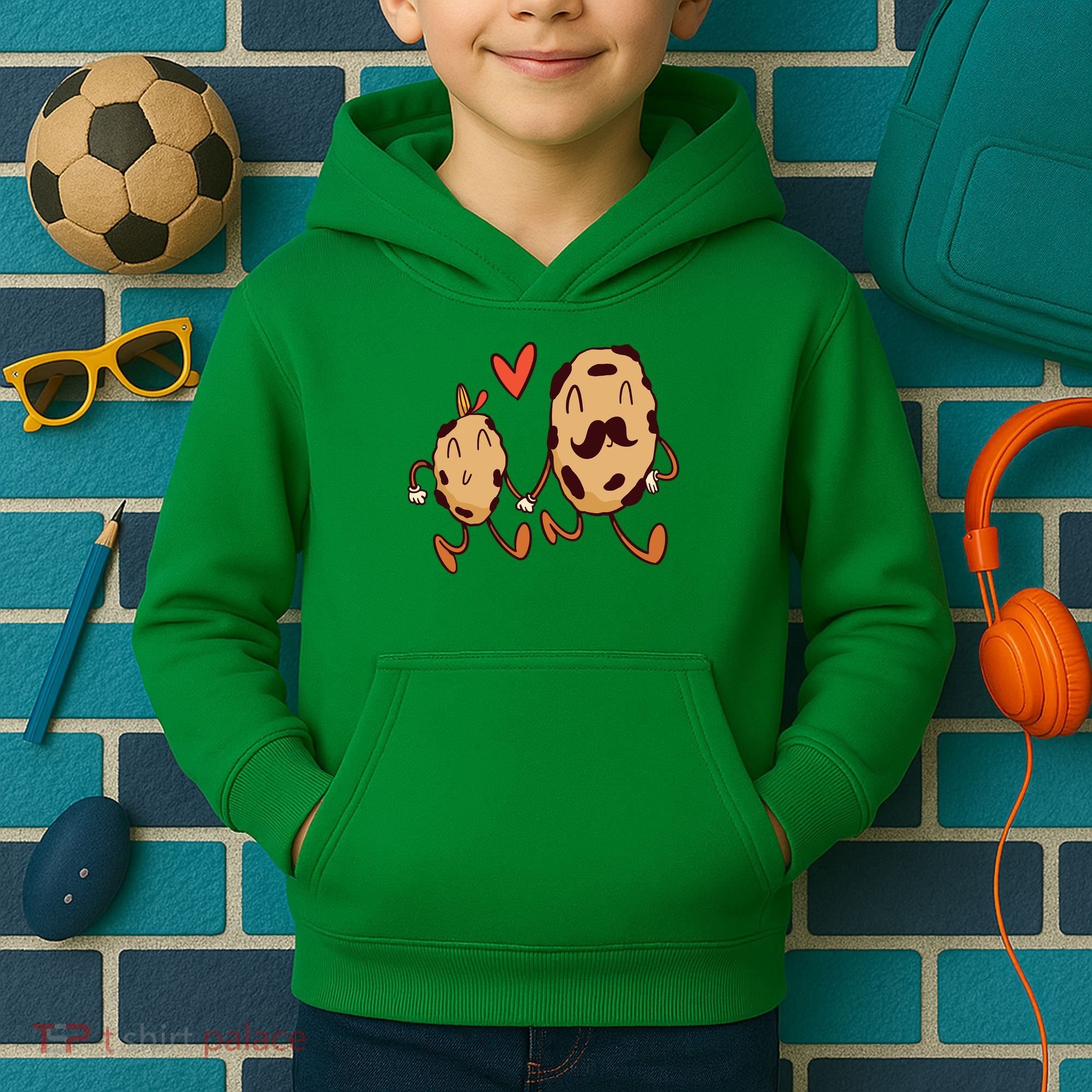 Father And Son Cookies Kids Hoodie