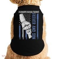 Father And Son Unbreakable Bond Father Day Gifts Doggie Tank thumb 0