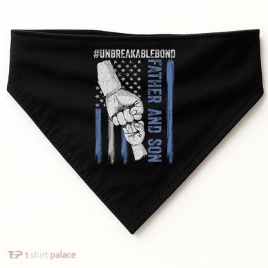 Father And Son Unbreakable Bond Father Day Gifts USA-Made Doggie Bandana