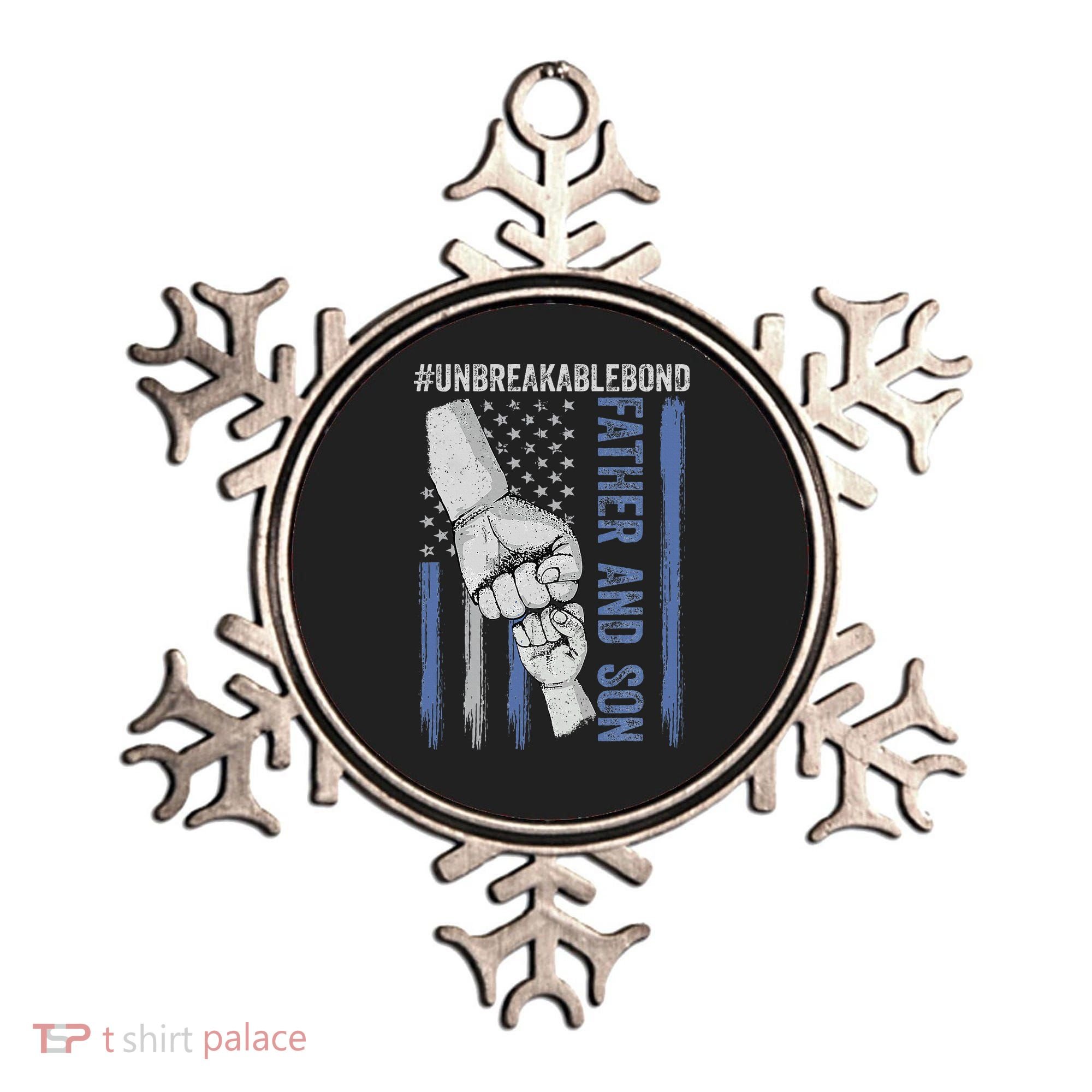 Father And Son Unbreakable Bond Father Day Gifts Ornament