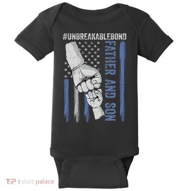 Father And Son Unbreakable Bond Father Day Gifts Baby Bodysuit