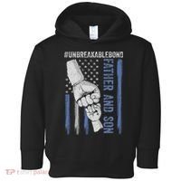 Father And Son Unbreakable Bond Father Day Gifts Toddler Hoodie thumb 0
