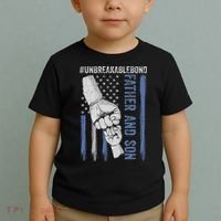 Father And Son Unbreakable Bond Father Day Gifts Toddler T-Shirt thumb 2