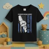 Father And Son Unbreakable Bond Father Day Gifts Toddler T-Shirt thumb 3