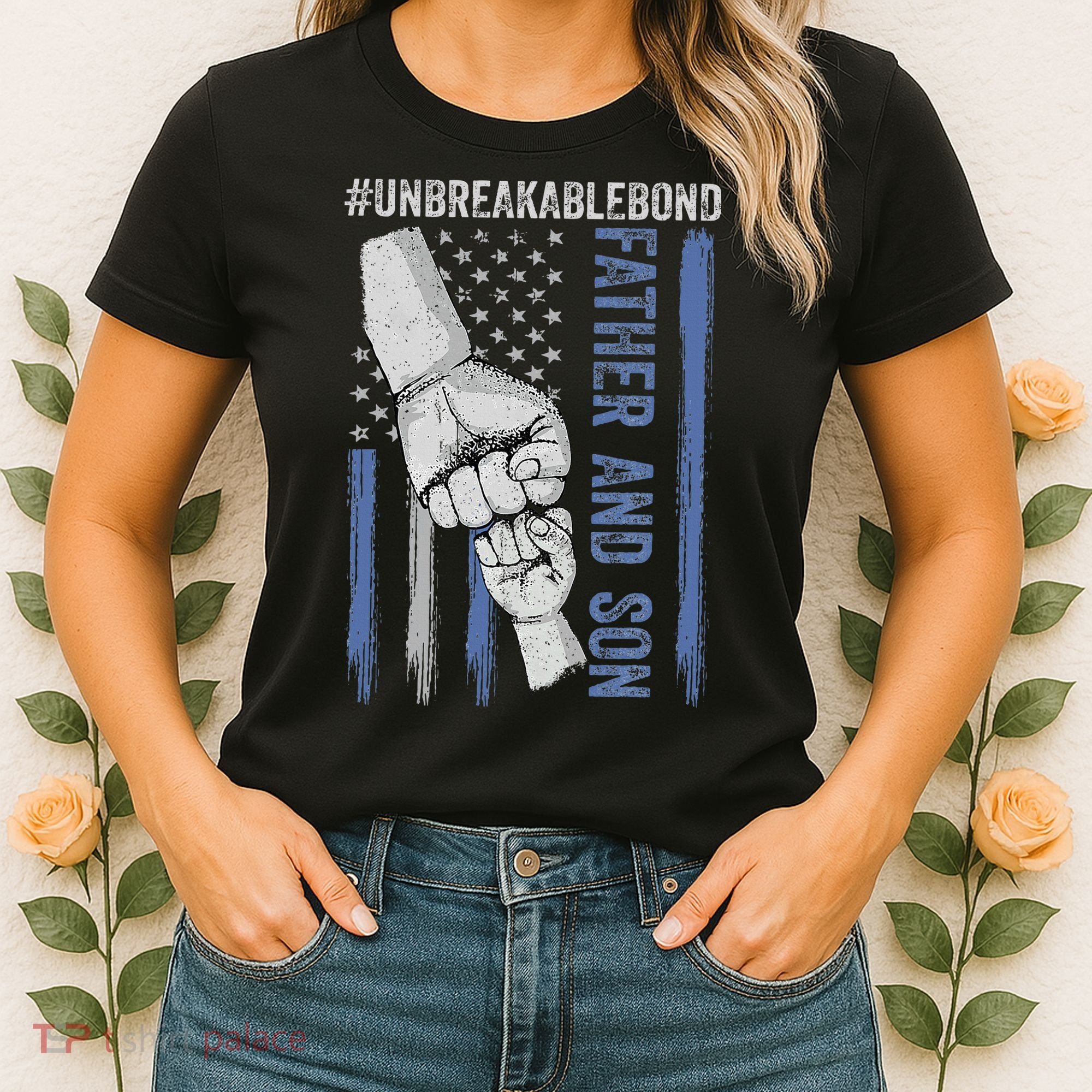Father And Son Unbreakable Bond Father Day Gifts Women's T-Shirt