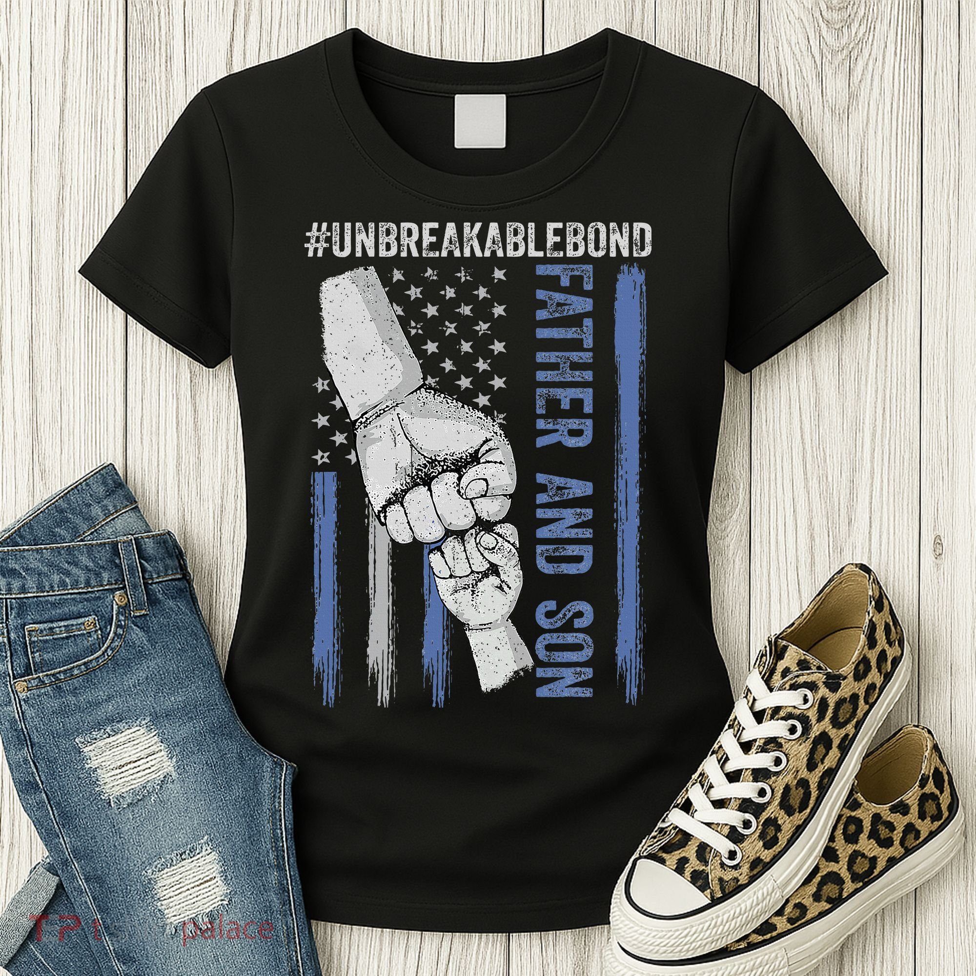 Father And Son Unbreakable Bond Father Day Gifts Women's T-Shirt