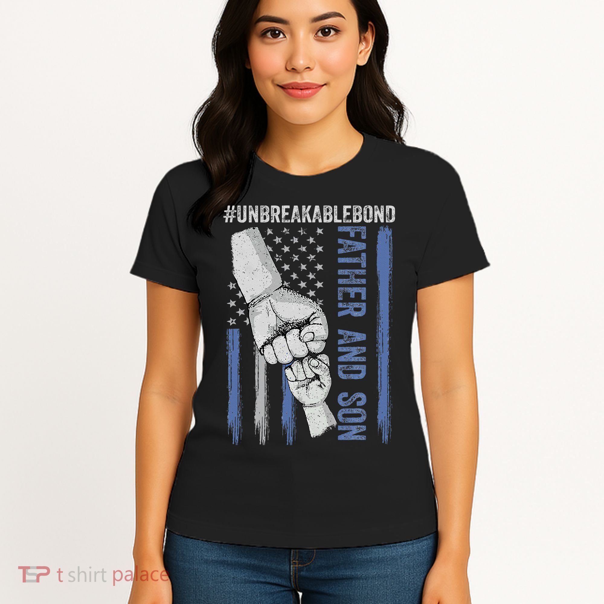 Father And Son Unbreakable Bond Father Day Gifts Women's T-Shirt