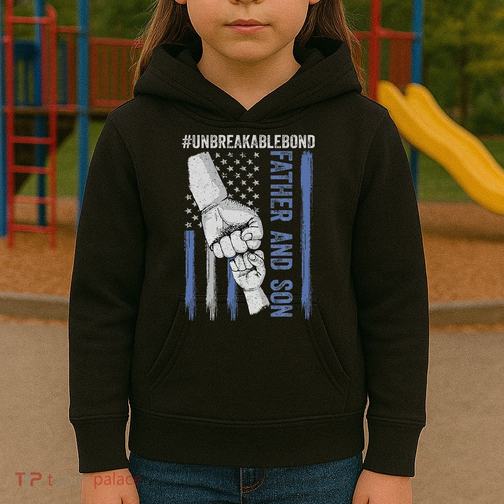 Father And Son Unbreakable Bond Father Day Gifts Kids Hoodie