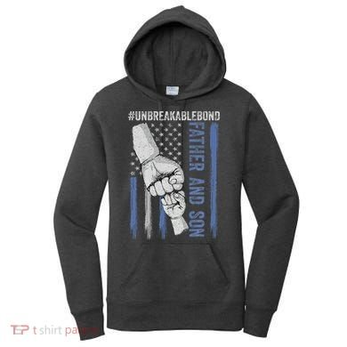 Father And Son Unbreakable Bond Father Day Gifts Women's Hoodie