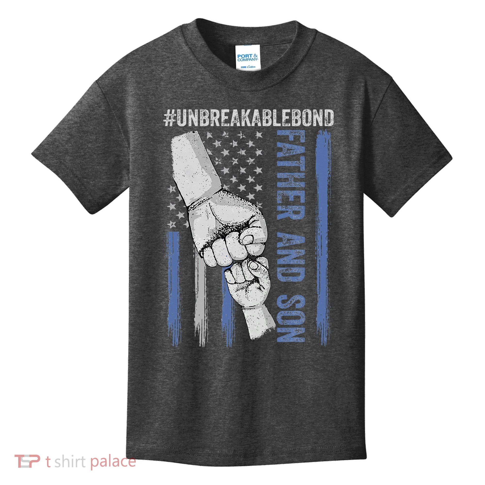 Father And Son Unbreakable Bond Father Day Gifts Kids T-Shirt