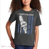 Father And Son Unbreakable Bond Father Day Gifts Kids T-Shirt thumb 2