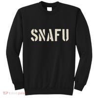 Fubar And Snafu Military And Veteran Humor Sweatshirt thumb 0