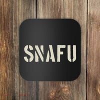 Fubar And Snafu Military And Veteran Humor Coaster thumb 0