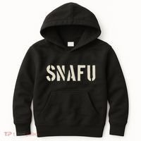 Fubar And Snafu Military And Veteran Humor Kids Hoodie thumb 0