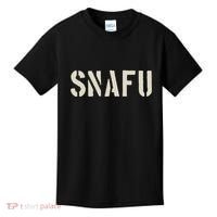 Fubar And Snafu Military And Veteran Humor Kids T-Shirt thumb 0