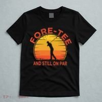 ForeTee And Still On Par Funny 40th Birthday Golfer T-Shirt thumb 5
