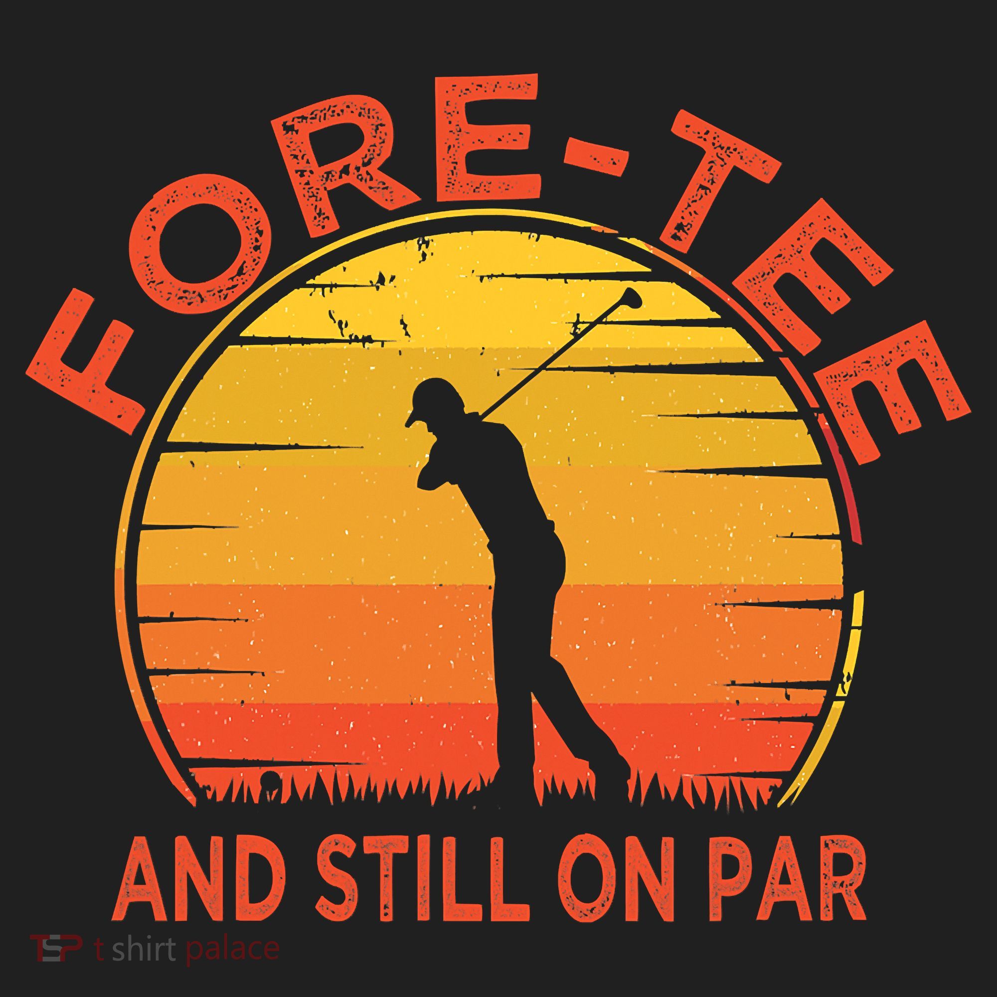 ForeTee And Still On Par Funny 40th Birthday Golfer Beanie