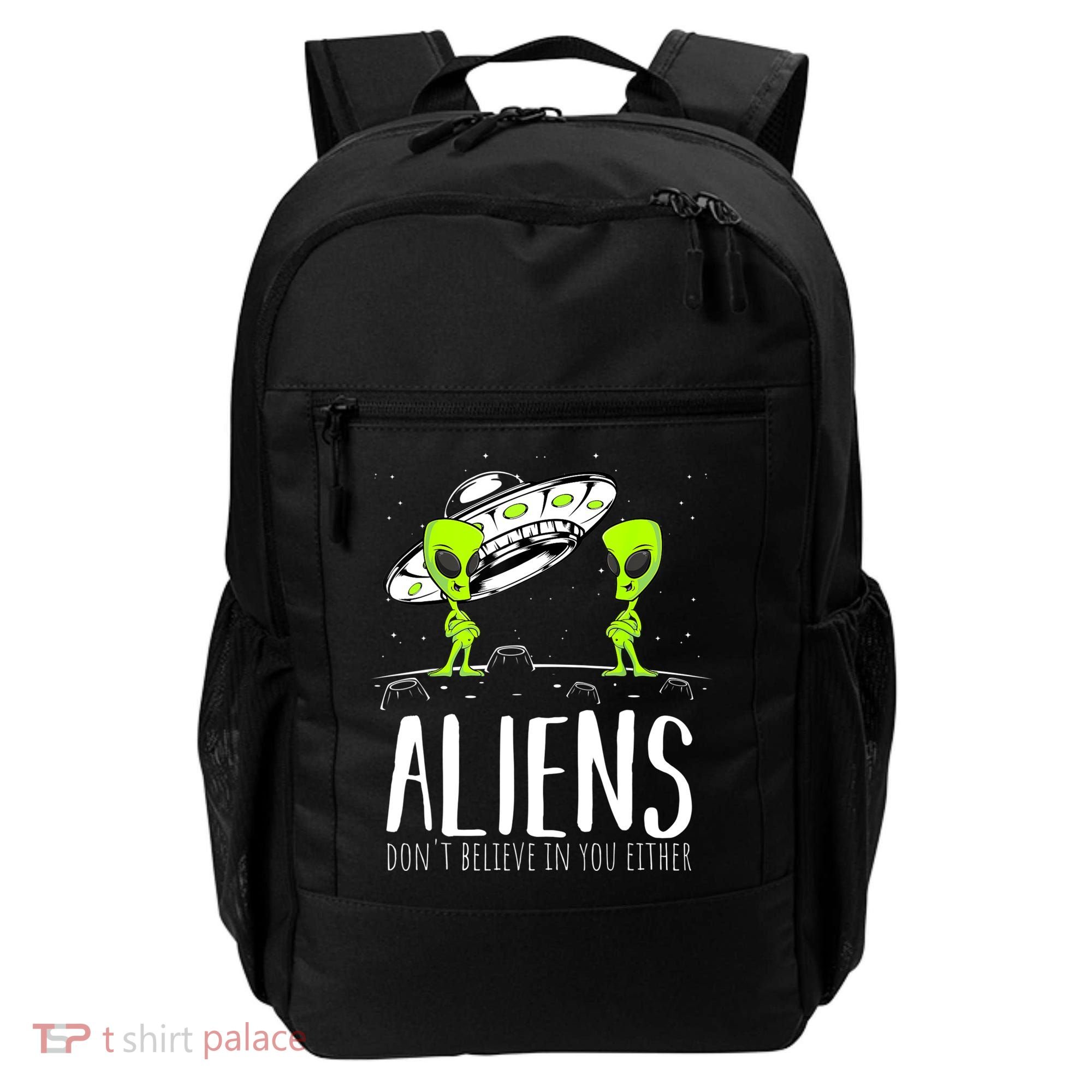 Funny Aliens Space Planets Stars Science Fans Lover Backpack