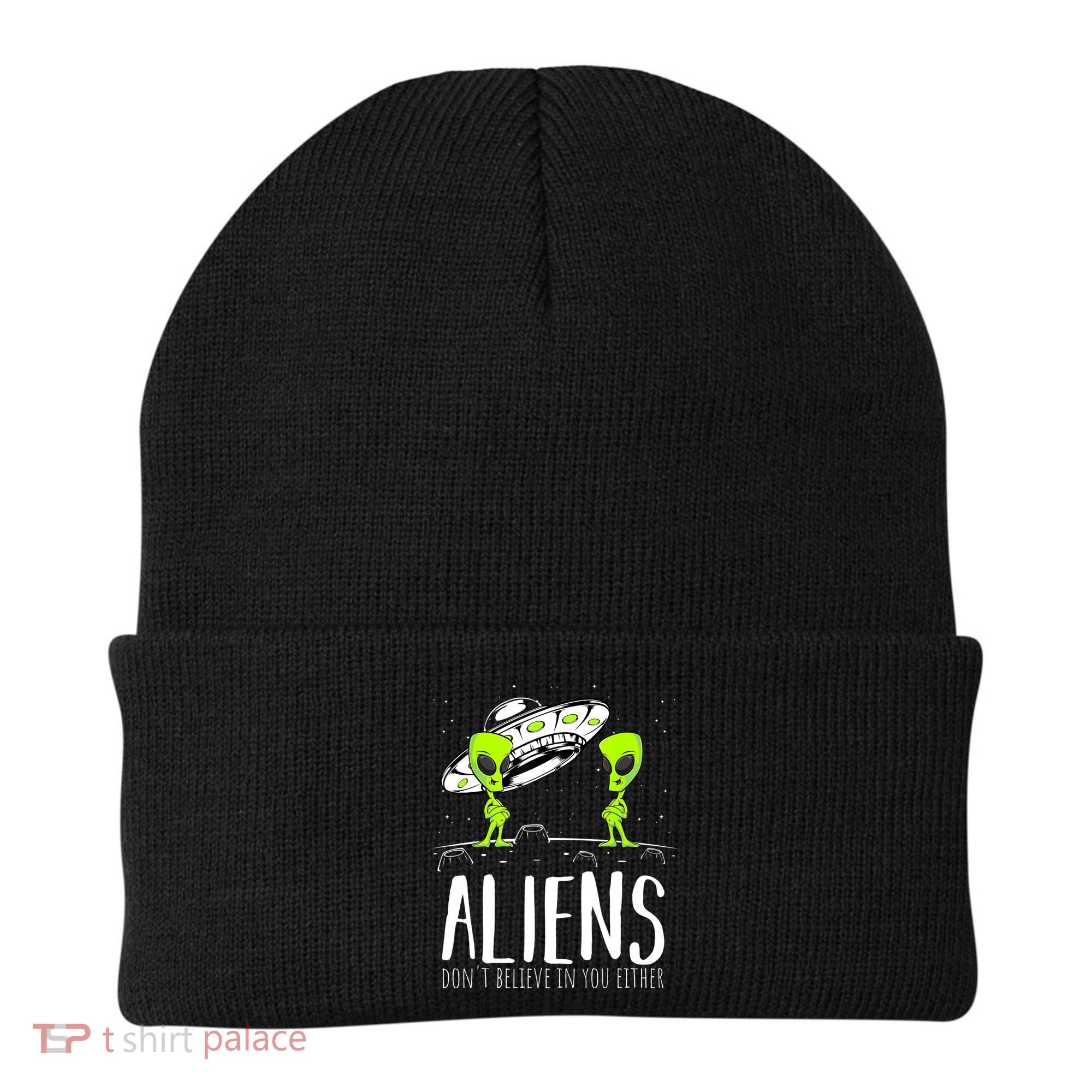 Funny Aliens Space Planets Stars Science Fans Lover Beanie