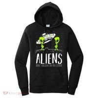 Funny Aliens Space Planets Stars Science Fans Lover Women's Hoodie thumb 0