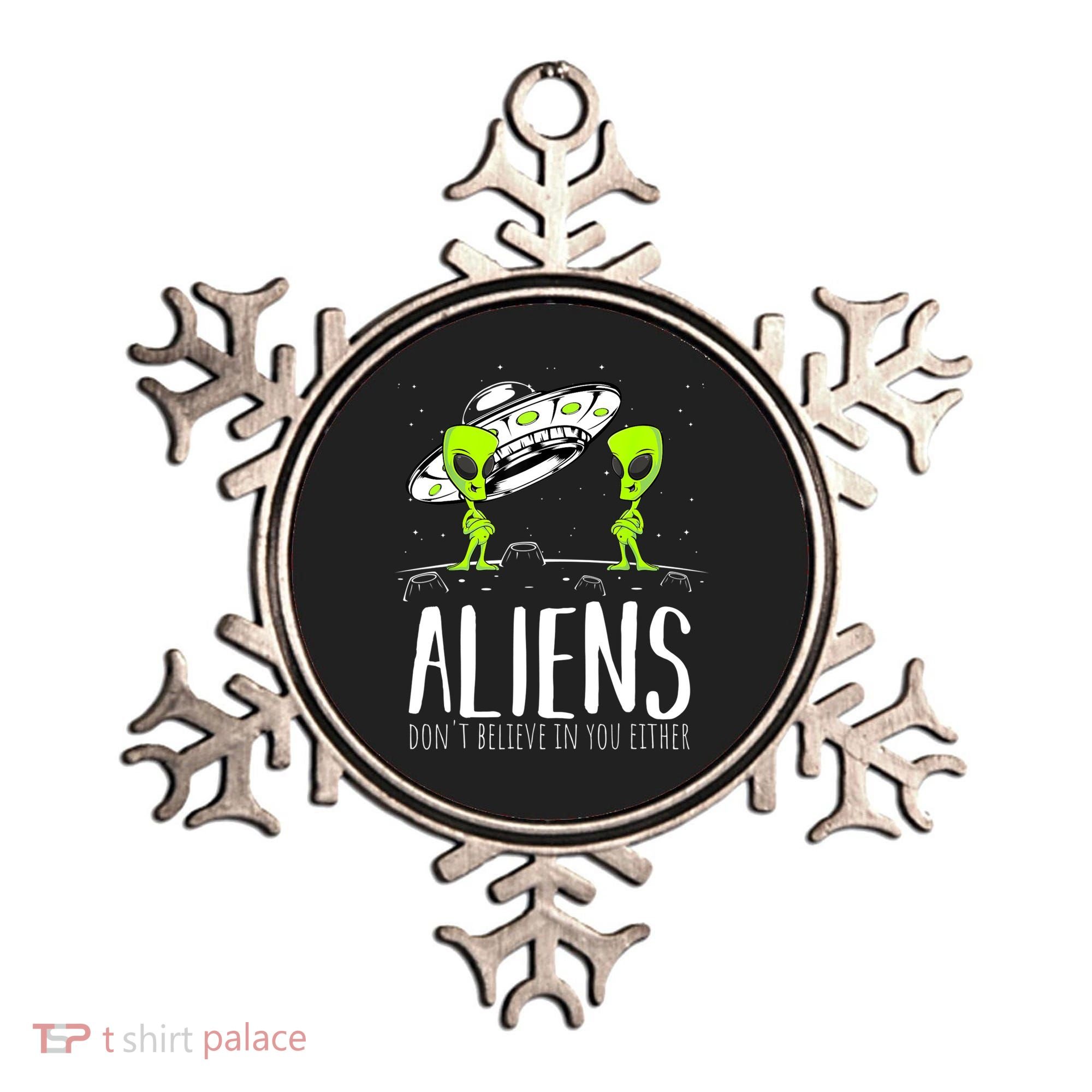 Funny Aliens Space Planets Stars Science Fans Lover Ornament