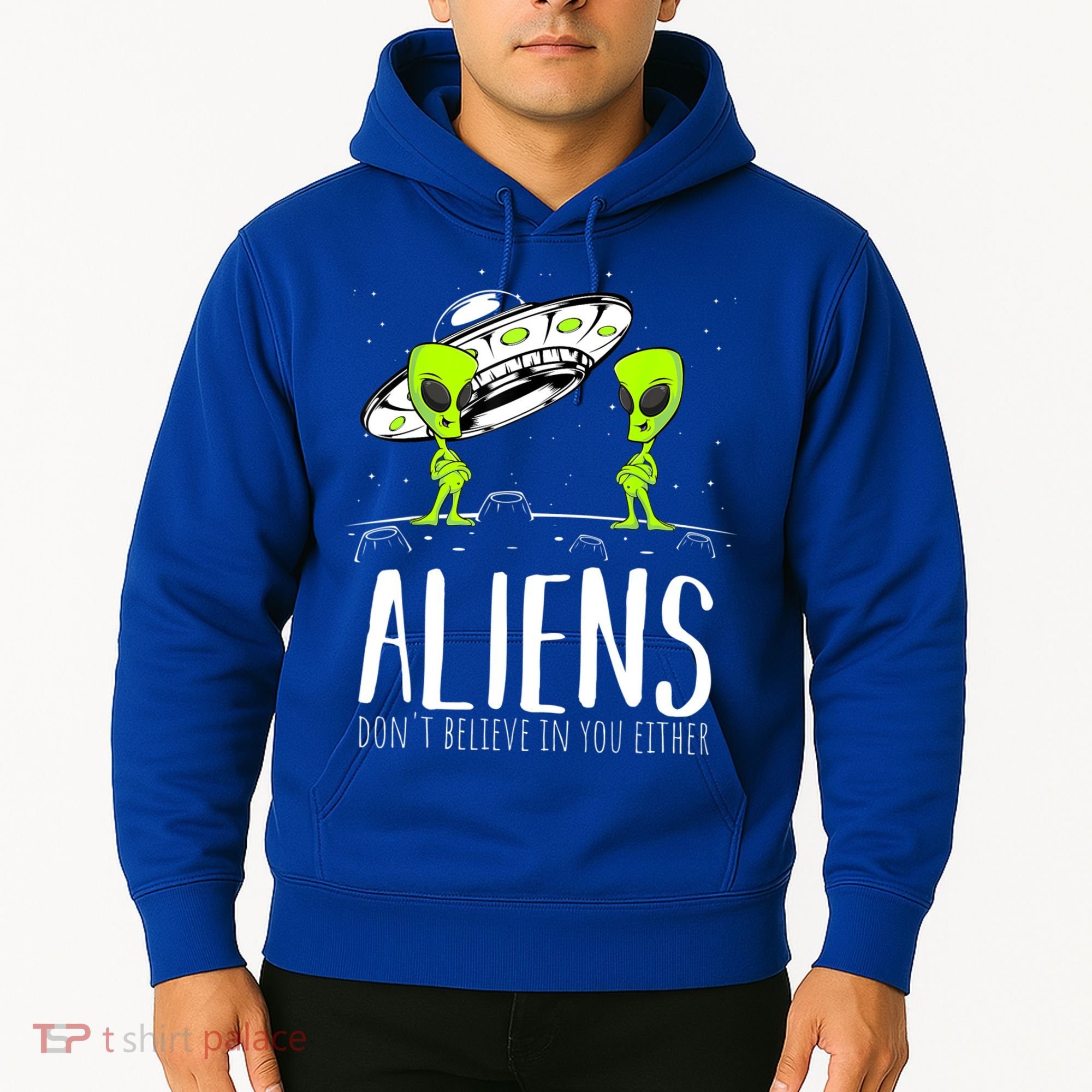 Funny Aliens Space Planets Stars Science Fans Lover Hoodie