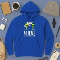 Funny Aliens Space Planets Stars Science Fans Lover Hoodie thumb 3