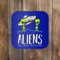 Funny Aliens Space Planets Stars Science Fans Lover Coaster thumb 0