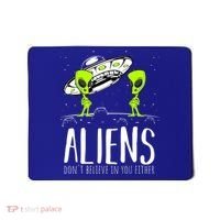 Funny Aliens Space Planets Stars Science Fans Lover Mousepad thumb 0