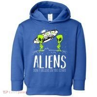 Funny Aliens Space Planets Stars Science Fans Lover Toddler Hoodie thumb 0