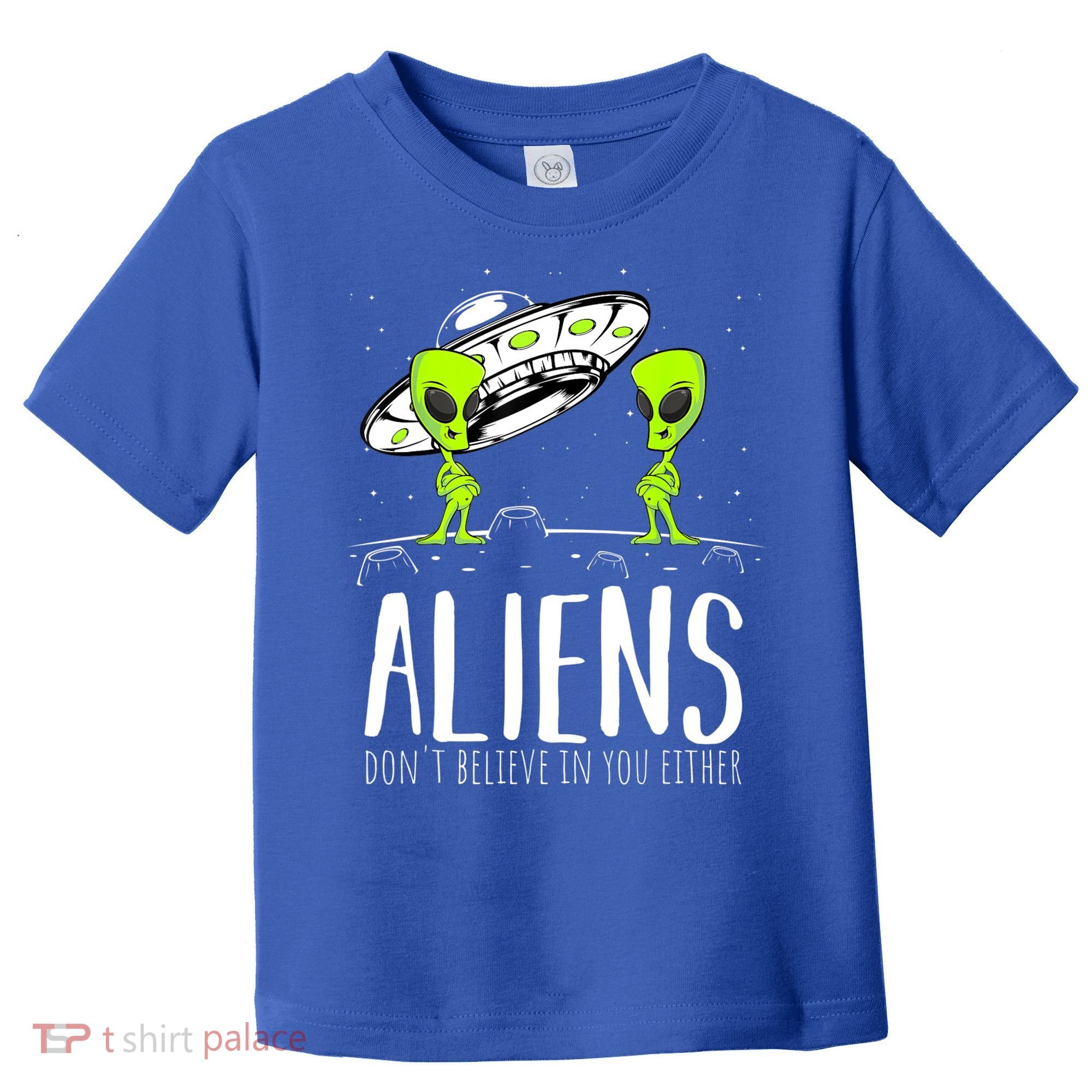 Funny Aliens Space Planets Stars Science Fans Lover Toddler T-Shirt